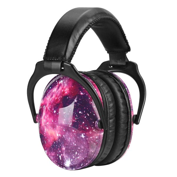casque anti-bruit violet pour enfants