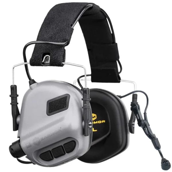 Casque Anti Bruit Tir Gris
