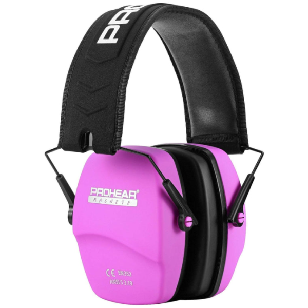 casque tir sportif femme rose