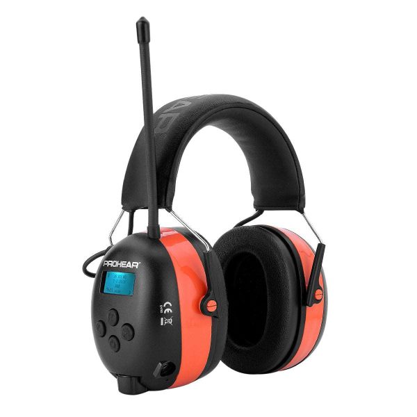 Casque Anti-Bruit Électronique Vidéo orange