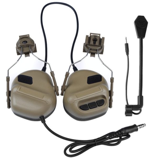 casque anti-bruit brun
