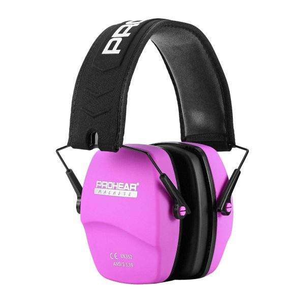 casque anti-bruit rose