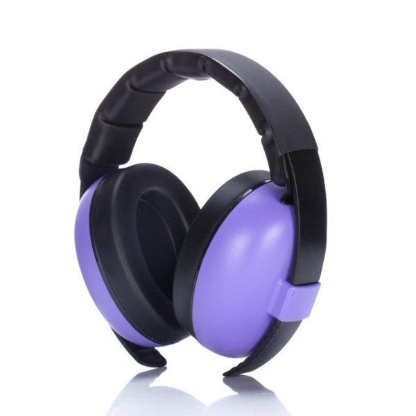 casque anti-bruit violet pour enfant