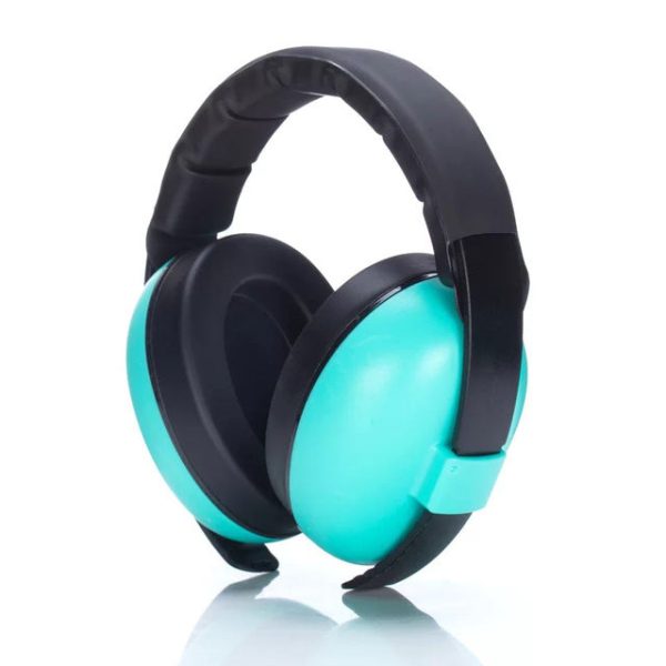casque anti-bruit enfant bleu ciel