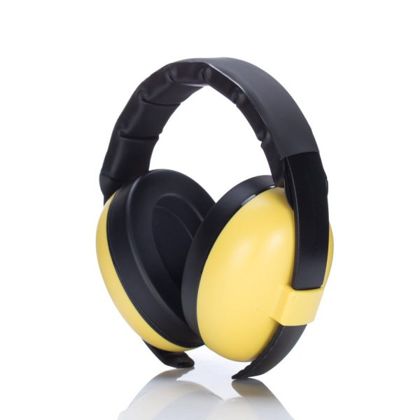 casque anti-bruit jaune