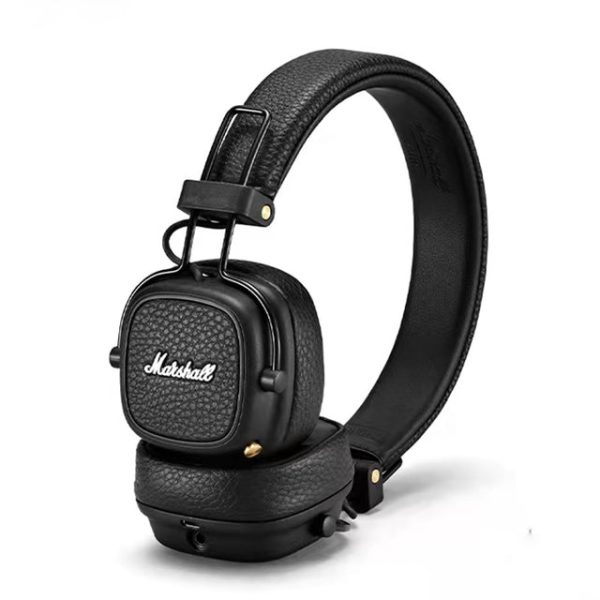 protection auditive pour dormir en cuir noir